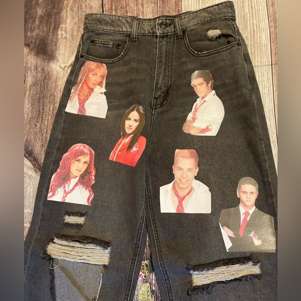 Rebelde (RBD) Custom Black Jeans - Picture 6 of 12